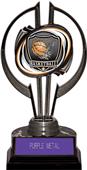 Black Hurricane 7" Shield Basketball Trophy Black Hurricane 7" Shield Basketball Trophy