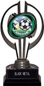 Hasty Awards Black Hurricane 7" HD Soccer Trophy Hasty Awards Black Hurricane 7" HD Soccer Trophy