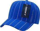Decky Pin Striped Adjustable 6-panel Ball Caps Decky Pin Striped Adjustable 6-panel Ball Caps