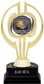 Gold Hurricane 7" Shield Basketball Trophy Gold Hurricane 7" Shield Basketball Trophy