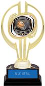 Gold Hurricane 7" Shield Basketball Trophy Gold Hurricane 7" Shield Basketball Trophy