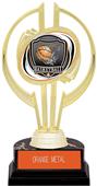 Gold Hurricane 7" Shield Basketball Trophy Gold Hurricane 7" Shield Basketball Trophy