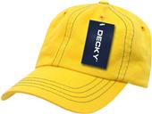Decky Contra-Stitch Washed Polo Caps Decky Contra-Stitch Washed Polo Caps