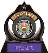 Hasty Awards Eclipse 6" Shield Football Trophy Hasty Awards Eclipse 6" Shield Football Trophy