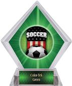 Patriot Soccer Green Diamond Ice Trophy Patriot Soccer Green Diamond Ice Trophy