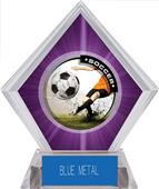 Awards P.R. Male Soccer Purple Diamond Ice Trophy Awards P.R. Male Soccer Purple Diamond Ice Trophy