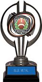 Black Hurricane 7" Shield Football Trophy Black Hurricane 7" Shield Football Trophy