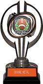 Black Hurricane 7" Shield Football Trophy Black Hurricane 7" Shield Football Trophy
