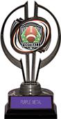 Black Hurricane 7" Shield Football Trophy Black Hurricane 7" Shield Football Trophy