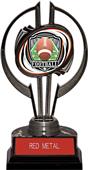 Black Hurricane 7" Shield Football Trophy Black Hurricane 7" Shield Football Trophy