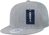 Decky Flat Bill 6-Panel Trucker Caps Decky Flat Bill 6-Panel Trucker Caps