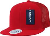 Decky Flat Bill 6-Panel Trucker Caps Decky Flat Bill 6-Panel Trucker Caps
