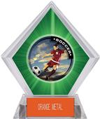 P.R. Female Soccer Green Diamond Ice Trophy P.R. Female Soccer Green Diamond Ice Trophy