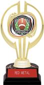 Awards Gold Hurricane 7" Shield Football Trophy Awards Gold Hurricane 7" Shield Football Trophy