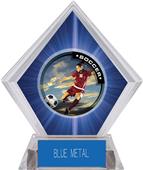 P.R. Female Soccer Blue Diamond Ice Trophy P.R. Female Soccer Blue Diamond Ice Trophy