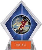 P.R. Female Soccer Blue Diamond Ice Trophy P.R. Female Soccer Blue Diamond Ice Trophy