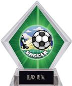 HD Soccer Green Diamond Ice Trophy HD Soccer Green Diamond Ice Trophy