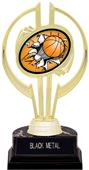 Gold Hurricane 7" Bust-Out Basketball Trophy Gold Hurricane 7" Bust-Out Basketball Trophy