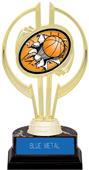 Gold Hurricane 7" Bust-Out Basketball Trophy Gold Hurricane 7" Bust-Out Basketball Trophy