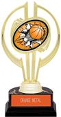 Gold Hurricane 7" Bust-Out Basketball Trophy Gold Hurricane 7" Bust-Out Basketball Trophy