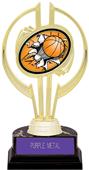 Gold Hurricane 7" Bust-Out Basketball Trophy Gold Hurricane 7" Bust-Out Basketball Trophy