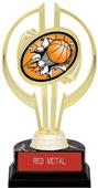 Gold Hurricane 7" Bust-Out Basketball Trophy Gold Hurricane 7" Bust-Out Basketball Trophy