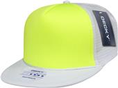 Decky Flat Bill Neon 5-Panel Trucker Caps Decky Flat Bill Neon 5-Panel Trucker Caps