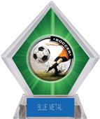 P.R. Male Soccer Green Diamond Ice Trophy P.R. Male Soccer Green Diamond Ice Trophy