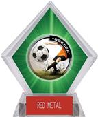 P.R. Male Soccer Green Diamond Ice Trophy P.R. Male Soccer Green Diamond Ice Trophy