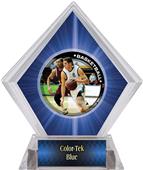 P.R. Male Basketball Blue Diamond Ice Trophy P.R. Male Basketball Blue Diamond Ice Trophy
