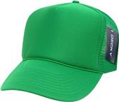 Decky Solid Color Foam 6-Panel Trucker Caps Decky Solid Color Foam 6-Panel Trucker Caps