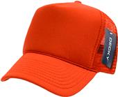 Decky Solid Color Foam 6-Panel Trucker Caps Decky Solid Color Foam 6-Panel Trucker Caps