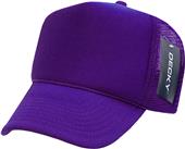 Decky Solid Color Foam 6-Panel Trucker Caps Decky Solid Color Foam 6-Panel Trucker Caps
