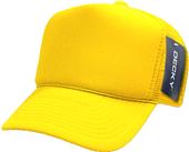 Decky Solid Color Foam 6-Panel Trucker Caps Decky Solid Color Foam 6-Panel Trucker Caps