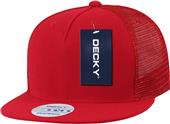 Decky Flat Bill 5-panel Trucker Caps Decky Flat Bill 5-panel Trucker Caps