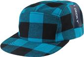 Decky Plaid 5-panel Racer Caps Decky Plaid 5-panel Racer Caps