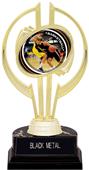Gold Hurricane 7" P.R. Female Basketball Trophy Gold Hurricane 7" P.R. Female Basketball Trophy