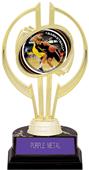 Gold Hurricane 7" P.R. Female Basketball Trophy Gold Hurricane 7" P.R. Female Basketball Trophy
