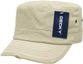 Decky Flat Top Military Caps Decky Flat Top Military Caps