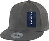 Decky Flat Bill 6-Panel Flex Baseball Caps Decky Flat Bill 6-Panel Flex Baseball Caps