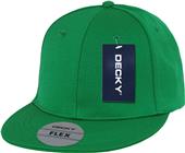 Decky Flat Bill 6-Panel Flex Baseball Caps Decky Flat Bill 6-Panel Flex Baseball Caps