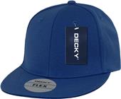 Decky Flat Bill 6-Panel Flex Baseball Caps Decky Flat Bill 6-Panel Flex Baseball Caps
