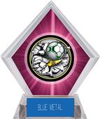 Awards Bust-Out Soccer Pink Diamond Ice Trophy Awards Bust-Out Soccer Pink Diamond Ice Trophy