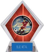 P.R. Female Soccer Red Diamond Ice Trophy P.R. Female Soccer Red Diamond Ice Trophy