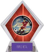 P.R. Female Soccer Red Diamond Ice Trophy P.R. Female Soccer Red Diamond Ice Trophy