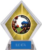 Awards PR1 Football Yellow Diamond Ice Trophy Awards PR1 Football Yellow Diamond Ice Trophy
