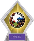 Awards PR1 Football Yellow Diamond Ice Trophy Awards PR1 Football Yellow Diamond Ice Trophy