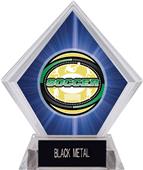 Awards Classic Soccer Blue Diamond Ice Trophy Awards Classic Soccer Blue Diamond Ice Trophy