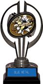 Black Hurricane 7" Bust-Out Football Trophy Black Hurricane 7" Bust-Out Football Trophy