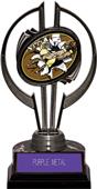 Black Hurricane 7" Bust-Out Football Trophy Black Hurricane 7" Bust-Out Football Trophy